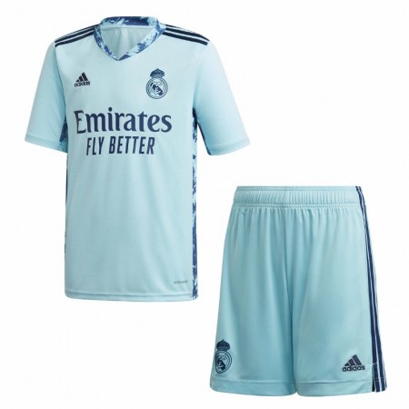 Koszulka Real Madryt Bramkarska Dziecięcy Domowe Stroje Piłkarskie 2020/2021 Krótki Rękaw